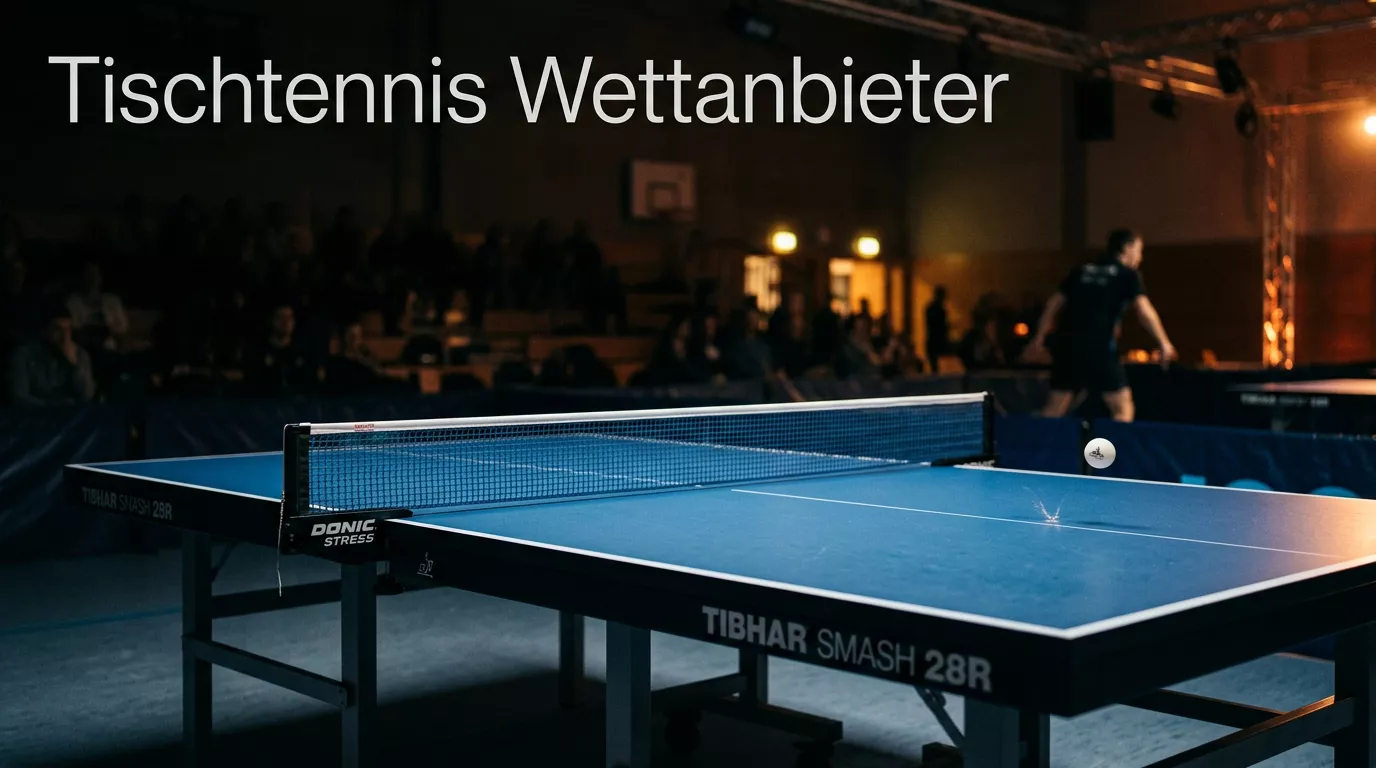 Datenbasierter Vergleich deutscher Tischtennis Wettanbieter mit Quoten, Wettmärkten und Integritätskennzahlen