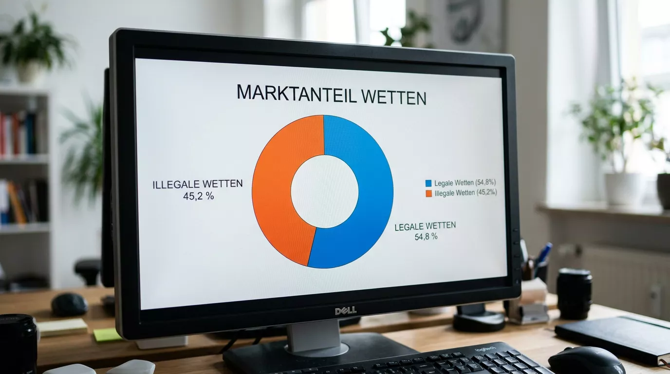 Silhouette einer Person vor einem leuchtenden Bildschirm im Dunkeln